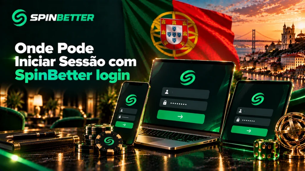 Onde Pode Iniciar Sessão com SpinBetter login
